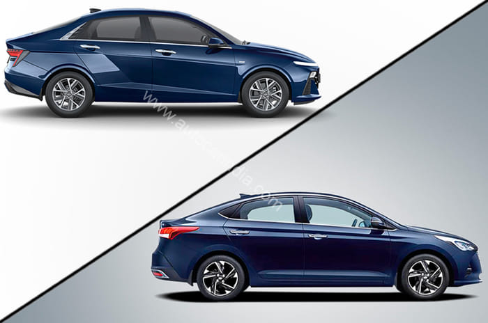 Hyundai Verna: new vs old